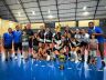 Momento da premiação: emoção foi a marca registrada do torneio de vôlei