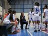 Ana Cláudia durante o jogo: “dedicação não faltou, mas nossas atletas sentiram o peso da partida”