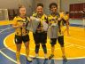 Jogadoras do Deportivo comemoram a conquista de mais um título