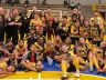 Jogadoras do Deportivo comemoram a conquista de mais um título