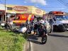 Motociclista é atendido após acidente: encaminhado à Santa Casa