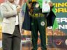 Orgulhoso, Ítalo Matheus exibe a medalha de bronze obtida no Mundial