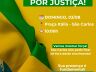 Manifestantes se reuniram na praça Itália 