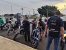 Motos apreendidas durante operação 
