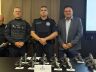 Pistolas recebidas por Ibaté