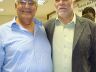 Prefeito Oswaldo Barba com o sócio diretor da Graal, Antônio Eduardo Rocha Alves