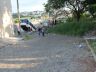 Tragédia iminente: ônibus despencou de um barranco no Jardim Gonzaga