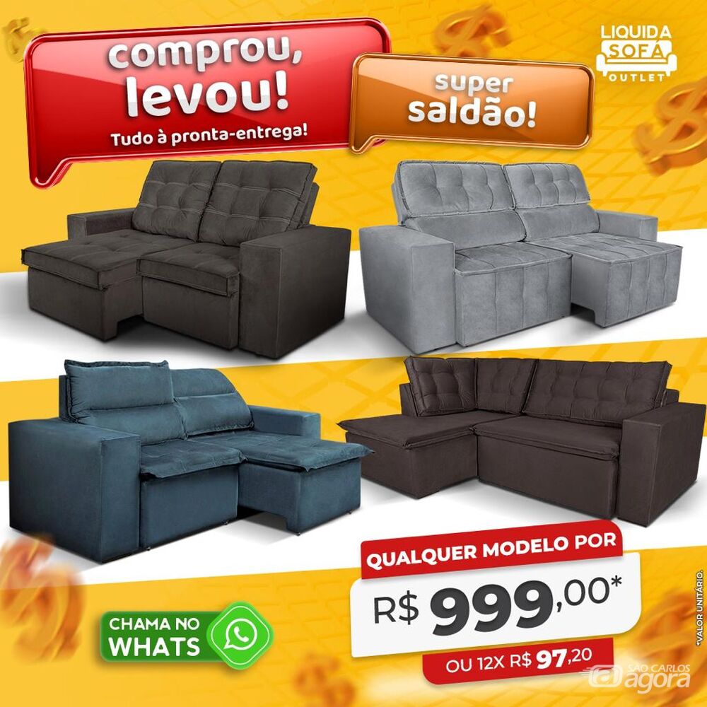 Maior Loja de Sofás da cidade completa 1 ano em São Carlos São Carlos