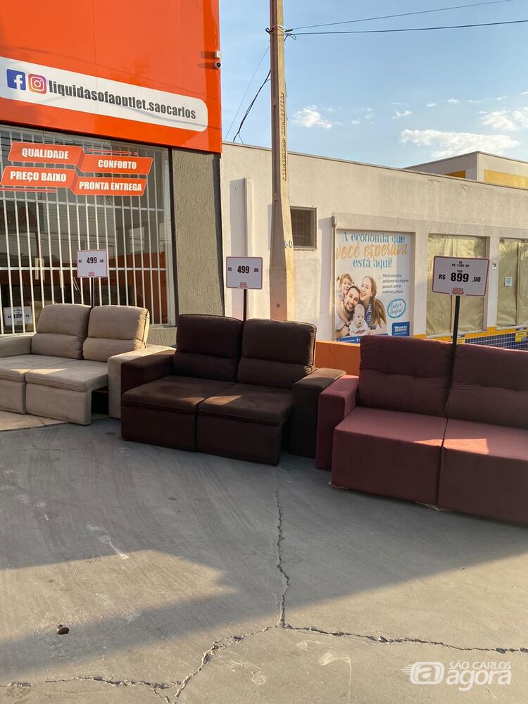 Loja de Sofás na Getúlio Vargas trabalha com prontaentrega e preço