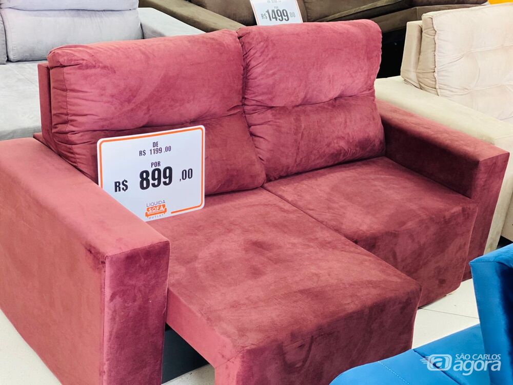 Loja de Sofás na Getúlio Vargas trabalha com prontaentrega e preço