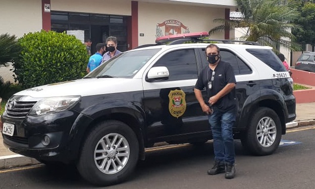 Policiais civis de São Carlos participam de operação em Ibaté - Crédito: divulgação