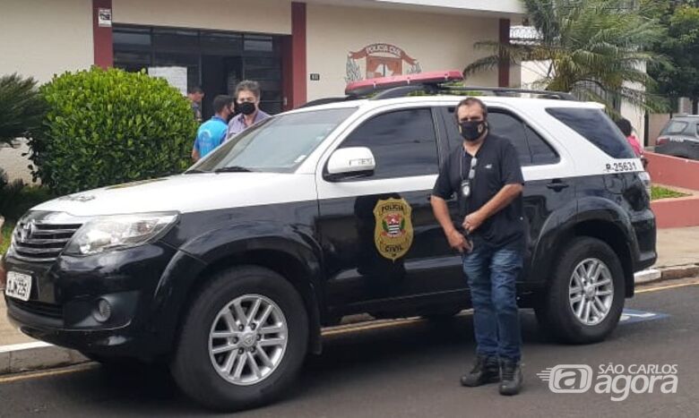 Policiais civis de São Carlos participam de operação em Ibaté - Crédito: divulgação
