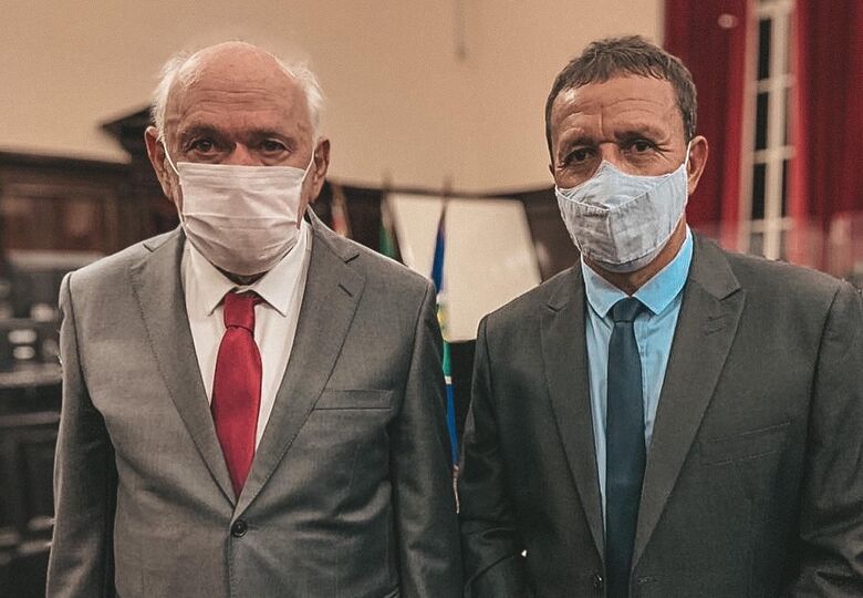 Airton Garcia e Edson Ferraz foram diplomados nesta quinta-feira - Crédito: divulgação/redes sociais
