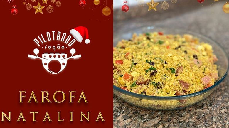 Vinicius Holmo ensina a fazer uma deliciosa Farofa Natalina -