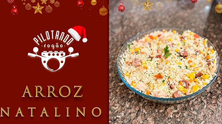Vinicius Holmo ensina a fazer um delicioso Arroz Natalino -