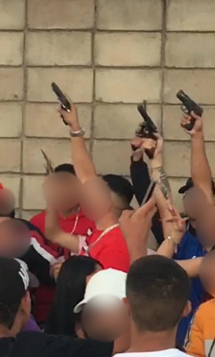Polícia investiga se vídeo com jovens armados foi gravado em Ibaté - Crédito: Reprodução