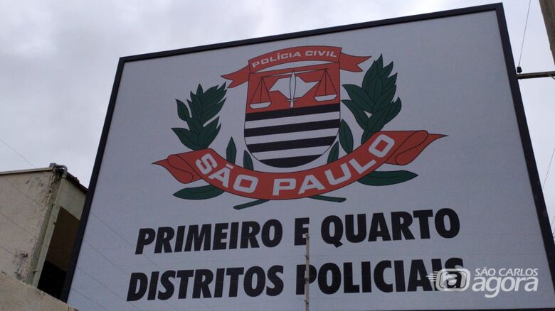 Caso foi registrado no 1º Distrito Policial - Crédito: Arquivo/São Carlos Agora