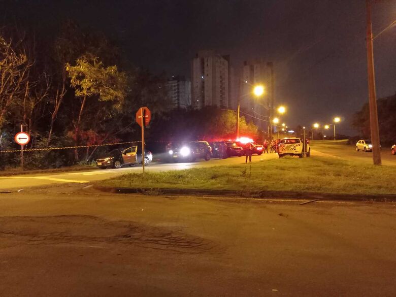 Movimentação policial onde ocorreu o confronto - Crédito: Divulgação