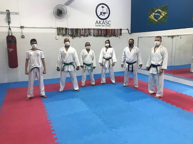 Time são-carlense pronto para iniciar os treinos e buscar conquistas no karatê - Crédito: Divulgação