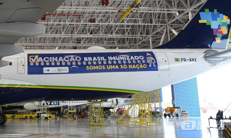 Avião que buscará vacinas na Índia parte amanhã à noite do Recife - Crédito: divulgação