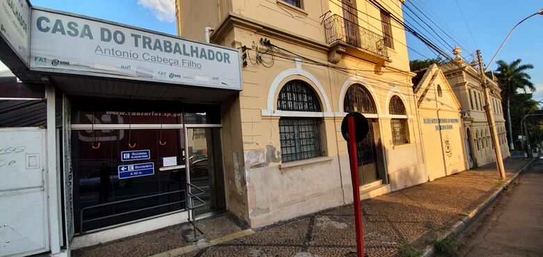 Casa do Trabalhador de São Carlos - Crédito: divulgação