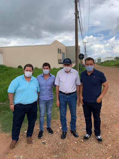 José Pires (Carneirinho), deputado Júnior Bozzella, Airton Garcia e Edson Ferraz - Crédito: divulgação