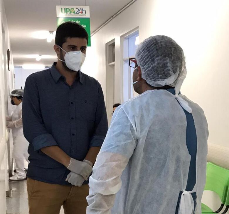 Bruno Zancheta na UPA da Vila Prado - Crédito: divulgação