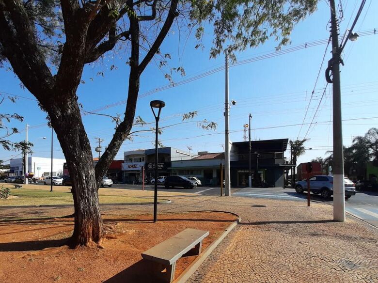 Centro de Ibaté: cidade registrou mais duas mortes - Crédito: divulgação