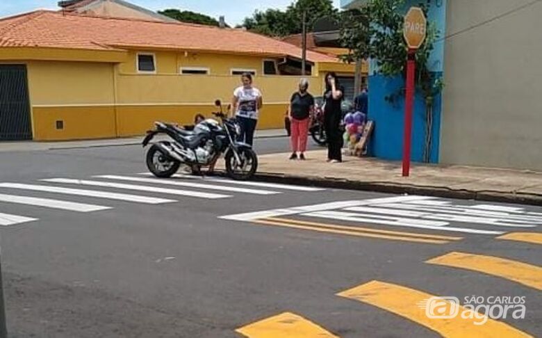 No Jardim Beatriz, duas motos colidiram em um cruzamento - Crédito: Divulgação