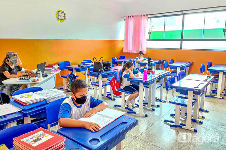 Escolas de SP vão poder receber mais alunos de forma presencial - Crédito: Divulgação
