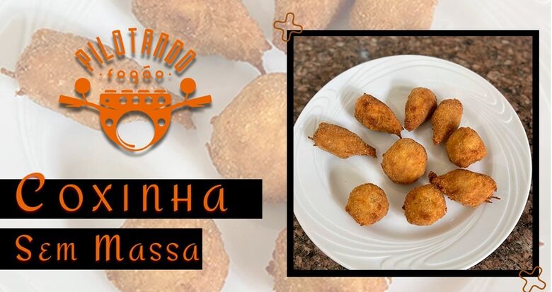 Vinicius Holmo ensina a fazer um deliciosa coxinha sem massa -