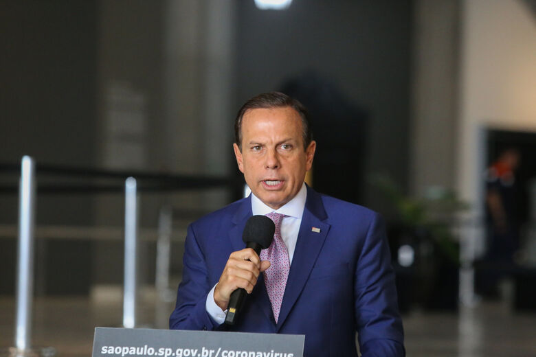 Governador João Doria - Crédito: divulgação