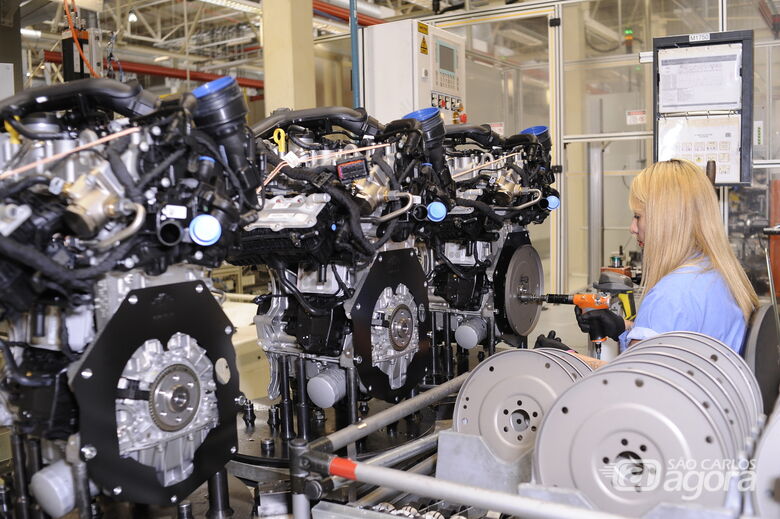 Fábrica de motores da VW - Crédito: divulgação