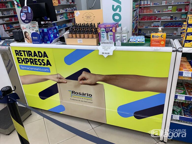 Retirada Expressa: serviço de retirada de pedidos rápido e sem filas da Farmácia Rosário - 