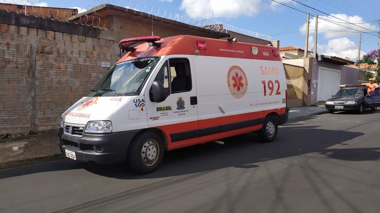 USA encaminhou vítima de queda à Santa Casa - Crédito: Maycon Maximino