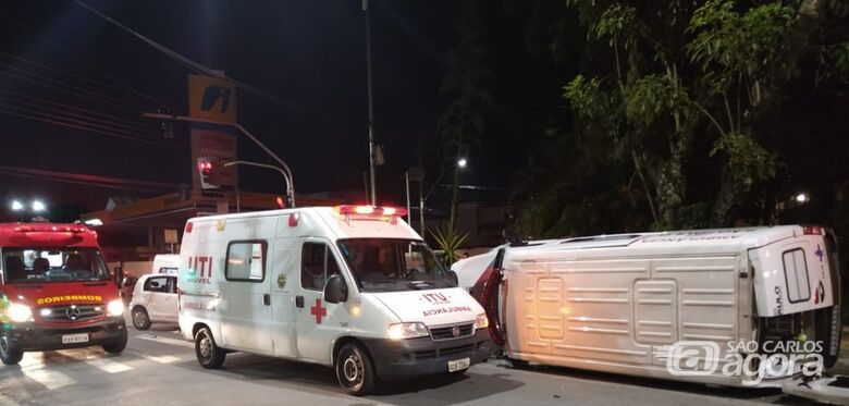 Paciente com Covid morreu após acidente com ambulância no interior de SP - Crédito: divulgação