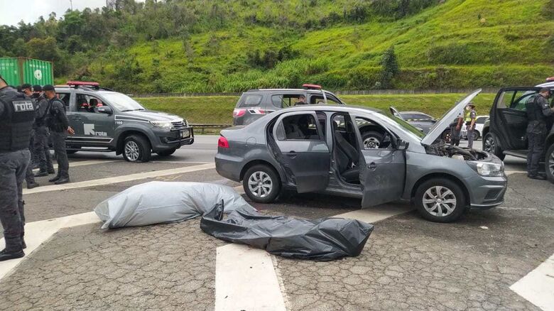 Local onde criminosos foram mortos em confronto com ROTA - Crédito: Redes sociais
