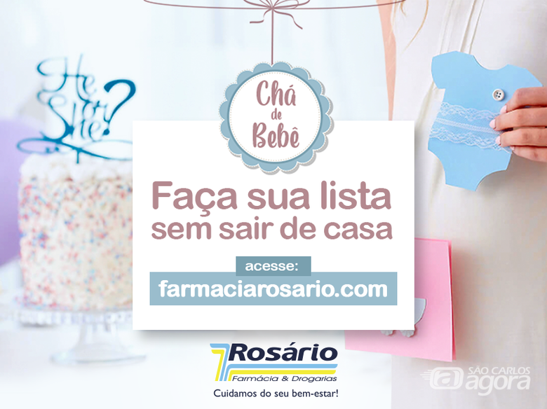 Farmácia Rosário inova e lança nova função em seu site que permite que mamães criem sua lista de Chá de Bebê e recebam os produtos sem sair de casa - 