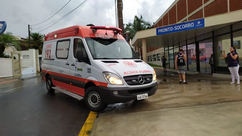 Vítima foi socorrida pelo Samu - Crédito: Maycon Maximino/arquivo