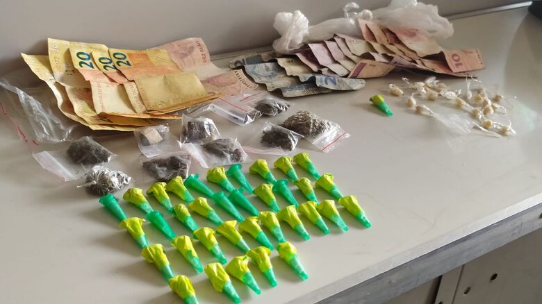 A droga apreendida pela PM foi encaminhada à Dise - Crédito: Maycon Maximino