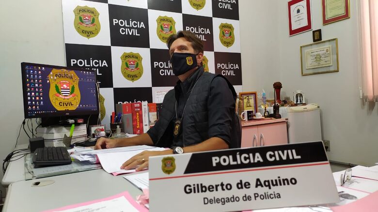 Delegado Gilberto de Aquino - Crédito: Maycon Maximino