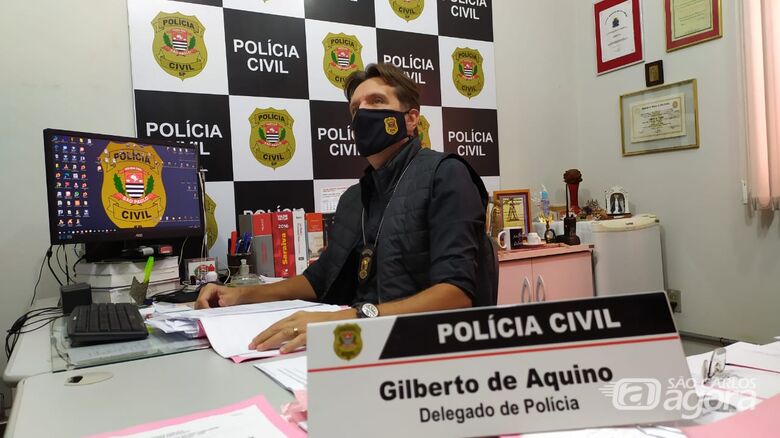 Delegado Gilberto de Aquino - Crédito: Maycon Maximino