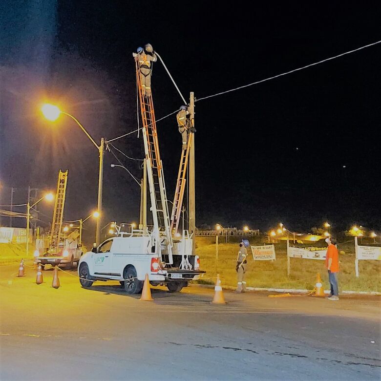 Miguel Petroni recebe iluminação em led - Crédito: divulgação