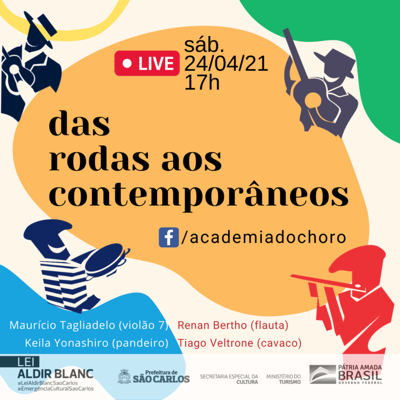 Amanhã tem live em homenagem ao Pixinguinha -