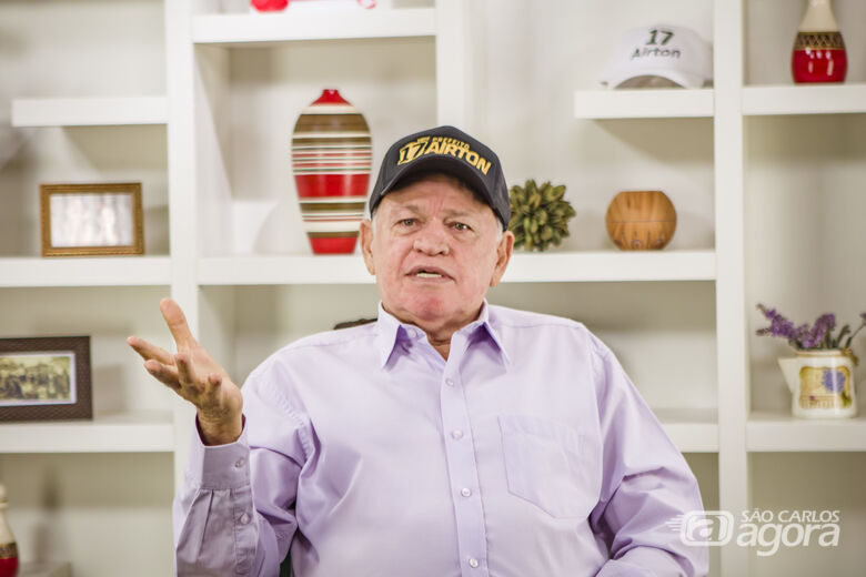 Ex-prefeito Airton Garcia recebe diagnóstico de pneumonia -