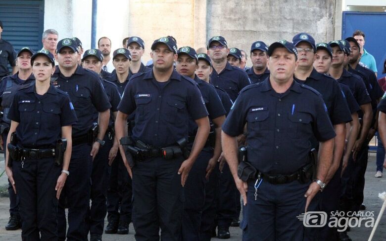 Guardas municipais de São Carlos - Crédito: divulgação