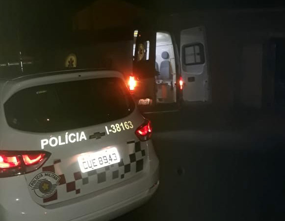 Vítima foi socorrida pelo Samu - Crédito: divulgação