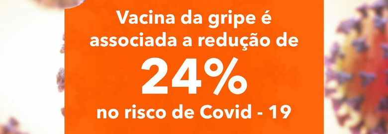 Vacina da gripe é associada a redução de 24% no risco de Covid-19, aponta pesquisa -