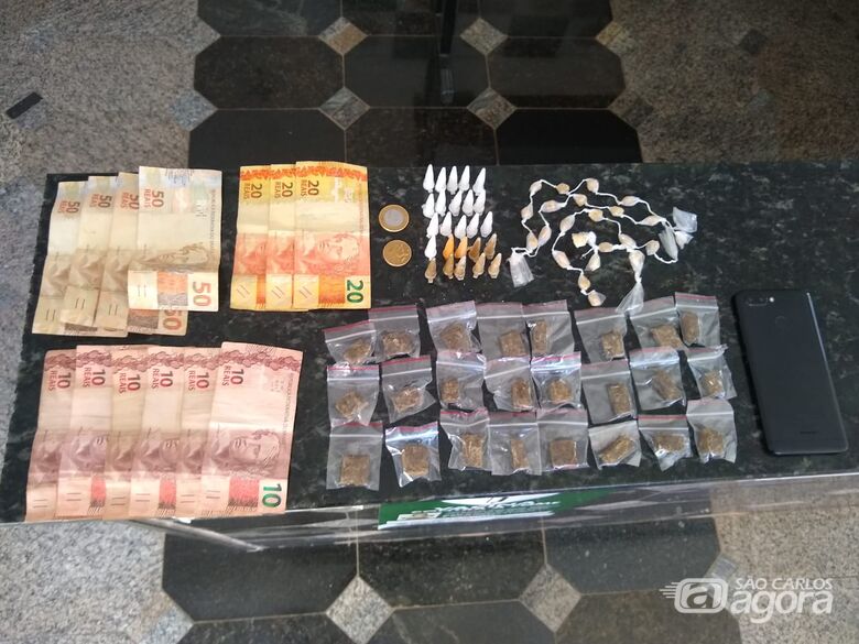 Trio é detido por tráfico de drogas em Ibaté - 