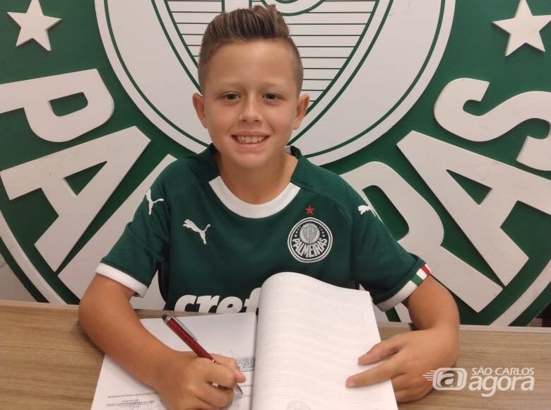 Amilton Jr. tem contrato com o Palmeiras até dezembro de 2021 e agora contrato de exclusividade com a Nike - Crédito: Divulgação